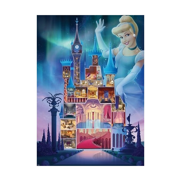 Ravensburger 12000259-Cendrillon-1000 pièces-Collection Disney Castle-Puzzle pour Adultes et Enfants à partir de 14 Ans, 1200