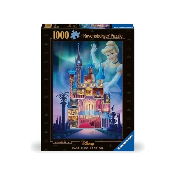 Ravensburger 12000259-Cendrillon-1000 pièces-Collection Disney Castle-Puzzle pour Adultes et Enfants à partir de 14 Ans, 1200