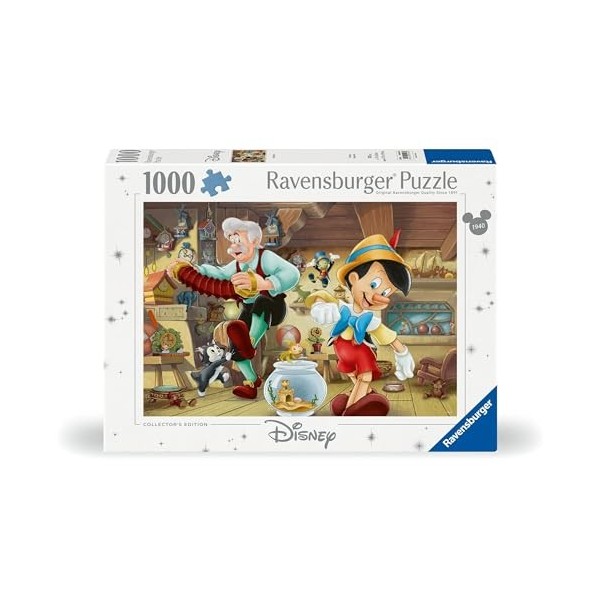 Ravensburger Puzzle-Pinocchio-12000108-Puzzle Disney-1000 pièces-pour Adultes et Enfants à partir de 14 Ans, 12000108