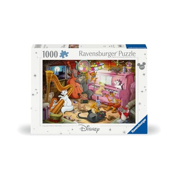 Ravensburger Puzzle 12000753-Aristochats-Puzzle Disney-1000 pièces-pour Adultes et Enfants à partir de 14 Ans, 12000753