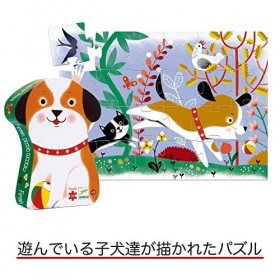 DJECO- P. Silueta Firmin pequeño perrito Puzzle, 37280