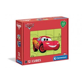 CLEMENTONI cubo 12pzs Does Not Apply Disney Pixar Cars 3 Ans-Cube de 12 pièces-Play for Future-Matériaux 100% recyclés-Fabriq