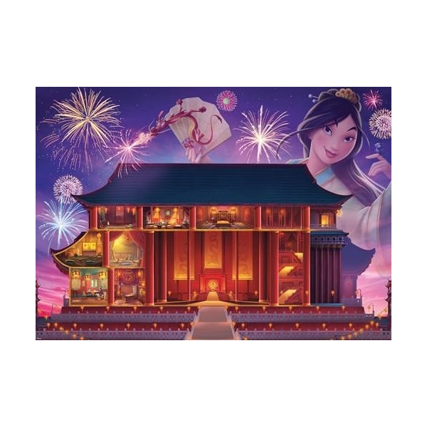 Ravensburger 12000260-Mulan-Collection Disney Castle-Puzzle 1000 pièces-pour Adultes et Enfants à partir de 14 Ans, 12000260