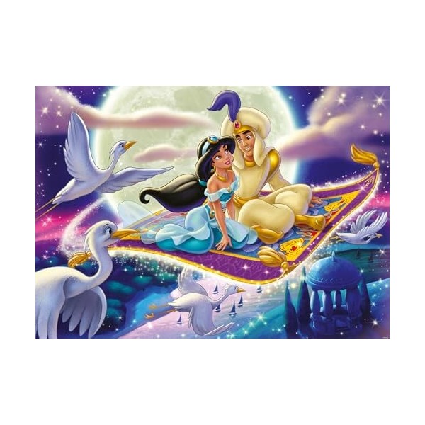 Ravensburger Puzzle 12000002-Aladdin-Puzzle Disney 1000 pièces pour Adultes et Enfants à partir de 14 Ans, 12000002