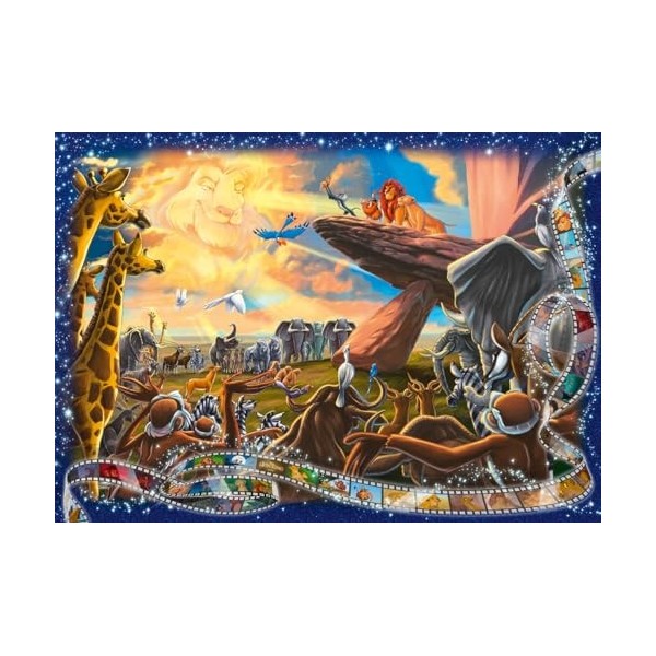 Ravensburger Puzzle-12000321-Le Roi Lion-Puzzle Disney 1000 Pièces pour Adultes et Enfants à partir de 14 Ans, 12000321
