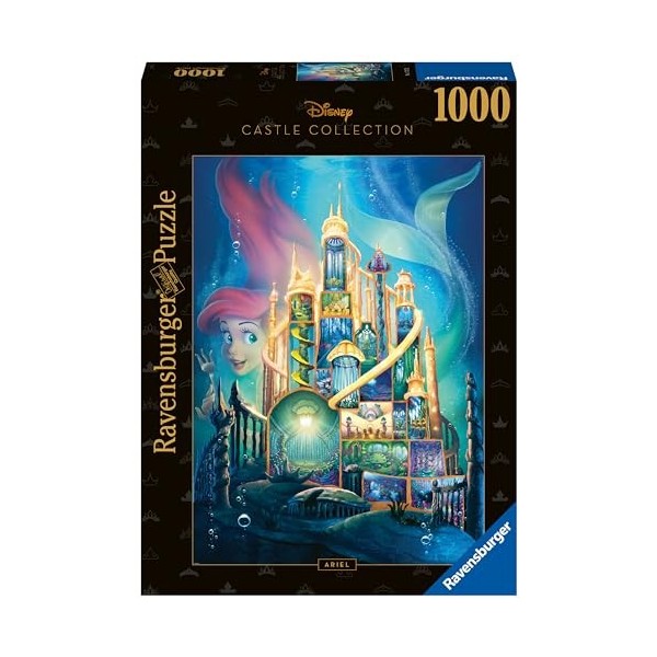 Ravensburger 12000265 Ariel Disney Castle Collection Puzzle 1000 pièces pour Adultes et Enfants à partir de 14 Ans