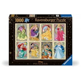 Ravensburger 12000497-Nouveau Art Princesses-Puzzle Disney 1000 Pièces pour Adultes et Enfants à partir de 14 Ans, 12000497