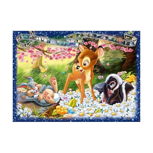 Ravensburger Puzzle-12000313-Bambi-Puzzle Disney 1000 pièces pour Adultes et Enfants à partir de 14 Ans, 12000313