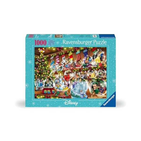 Ravensburger 12000537-Paradis des Boules à Neige-Puzzle Disney 1000 pièces pour Adultes et Enfants à partir de 14 Ans, 120005