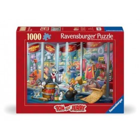 Ravensburger Puzzle Tom & Jerry-12000408-Puzzle de 1000 pièces-pour Adultes et Enfants à partir de 14 Ans, 12000408