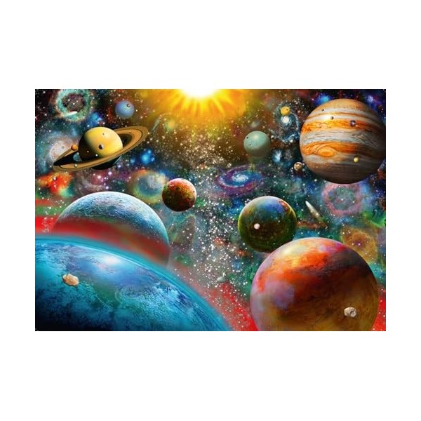 Ravensburger 12000686 Planètes 1000 pièces pour Adultes et Enfants à partir de 14 Ans, Puzzle avec Motif de lespace