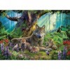 Ravensburger 12000477-Loups dans la forêt 1000 pièces pour Adultes et Enfants à partir de 14 Ans-Puzzle avec Loups, 12000477