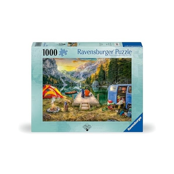Ravensburger 12000076 Calm Campsite Puzzle de 1000 pièces pour Adultes et Enfants à partir de 14 Ans