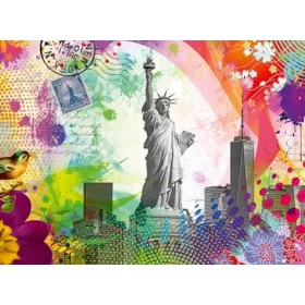 Ravensburger 12000368 Carte Postale de New York-Puzzle de 500 pièces pour Adultes et Enfants à partir de 12 Ans