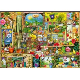 Ravensburger 12000659 Grandiose Étagère de Jardin, Puzzle, 1000 pièces, pour Adultes et Enfants à partir de 14 Ans