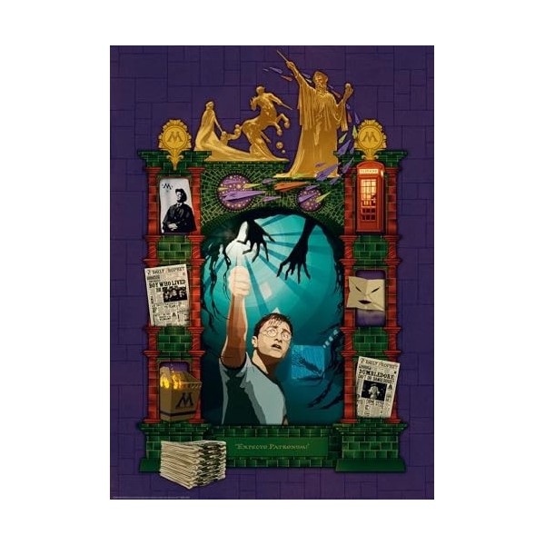 Ravensburger 12000530 Harry Potter et lOrdre du Phénix-Puzzle 1000 pièces pour Adultes et Enfants à partir de 14 Ans