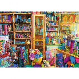 Trefl 2000 Pièces Qualité Premium pour Adultes et Enfants à partir de 12 Ans Puzzle, TR27113, Le Paradis des Chats