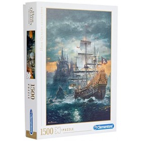 Clementoni - 31682 - Puzzle - The Pirate Ship - 1500 Pièces