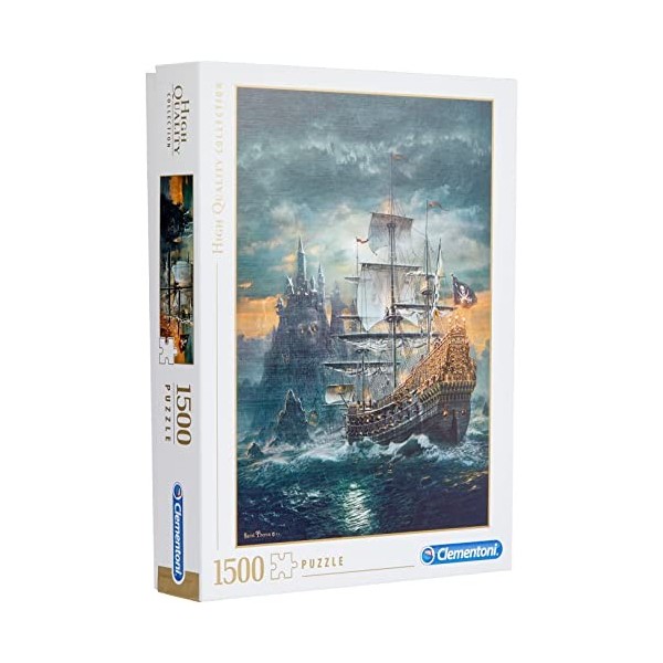 Clementoni - 31682 - Puzzle - The Pirate Ship - 1500 Pièces