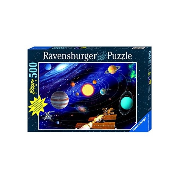 Ravensburger - Puzzle Adulte - Puzzle 500 p Star Line - Le système solaire - 14926