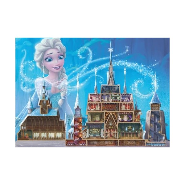 Ravensburger 12000261 Elsa Disney Castle Collection Puzzle 1000 pièces pour Adultes et Enfants à partir de 14 Ans