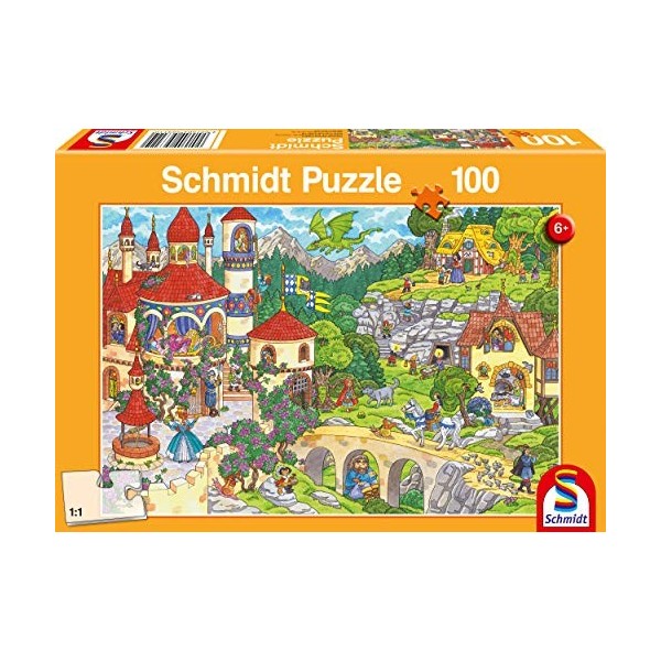 Schmidt Spiele Puzzle 56311 au Pays des Contes de fées 100 pièces Multicolore