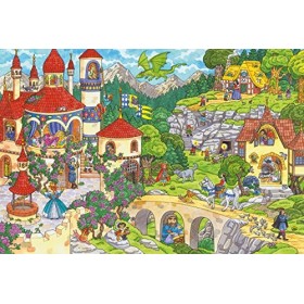 Schmidt Spiele Puzzle 56311 au Pays des Contes de fées 100 pièces Multicolore