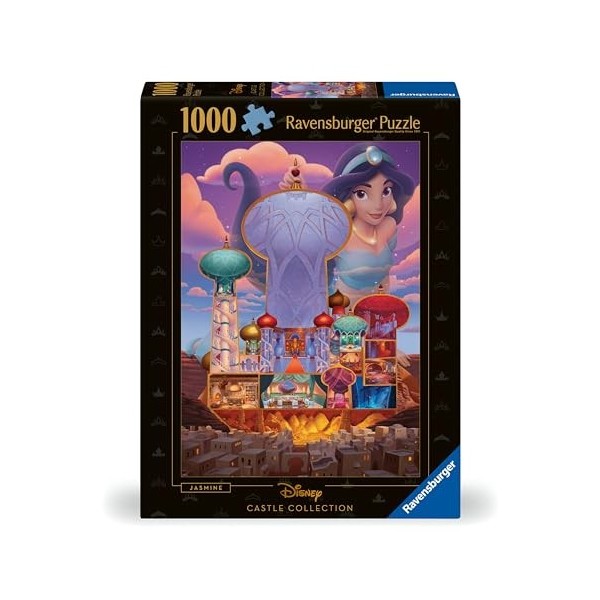 Ravensburger Puzzle-12000258-Jasmin-Collection Disney Castle-Puzzle 1000 pièces-pour Adultes et Enfants à partir de 14 Ans, 1