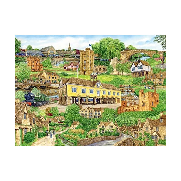 Ravensburger Escape to The Cotswolds 500 Piece Jigsaw Puzzle for Adults & Kids Age 10 Years Up - England, UK