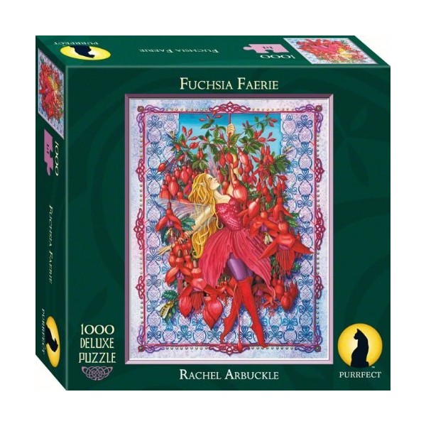 Purrfect Puzzles Fuchsia Fée Puzzle 1000 pièces 