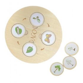 CARESHINE Puzzle de Planche de Cycle de Vie pour enfantsage préscolaire, éducatif et Amusant pour leéveloppement cognitif, p