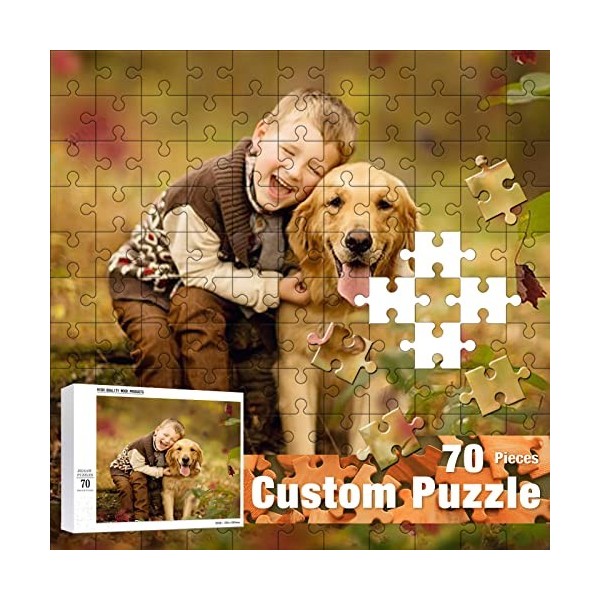 Puzzle personnalisé avec sa propre photo, puzzle de 35 à 1000 pièces, puzzle personnalisable, personnalisable – Cadeau photo 