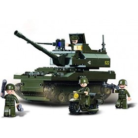 Sluban Army - M38-B9800 - Tank char + moto 6 ans to 12 ans
