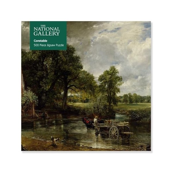 Adult Jigsaw Puzzle National Gallery: John Constable: The Hay Wain 500 Pieces : 500-Piece Jigsaw Puzzles