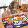 Luckxing Puzzles pour 4 à 6 Ans,Puzzle en Papier pour Enfants - Ensemble Jouets dapprentissage éducatif précoce Portable pou