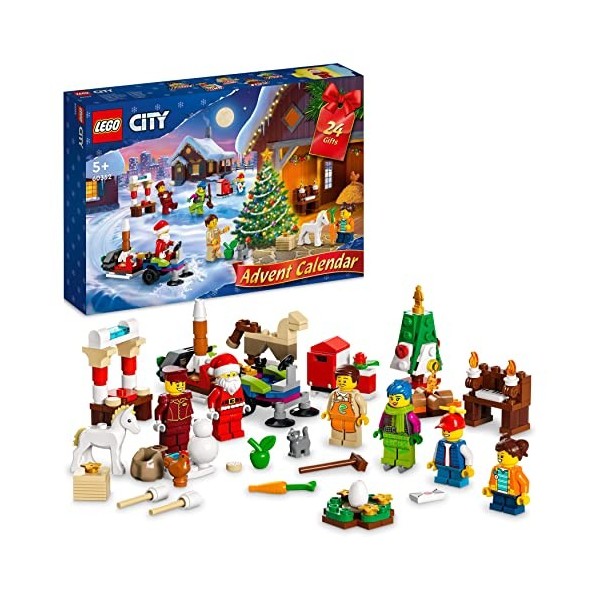 LEGO 60352 City Le Calendrier de lAvent 2022 - Multicolore