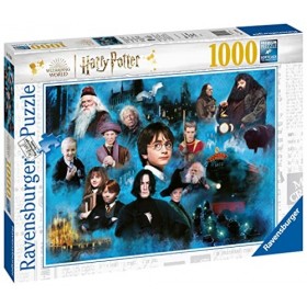 Ravensburger - Puzzle Adulte - Puzzle 1000 p - Le monde magique dHarry Potter - 17128