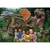 Clementoni- Jurassic Park/World Supercolor Camp Cretaceous-180 pièces, 7 Ans série Netflix, Enfant, Puzzle Dinosaure-fabriqué