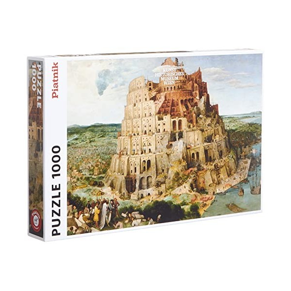 Piatnik Brueghel - La Tour de Babel: 1000 Pieces