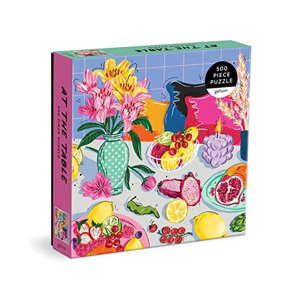 Galison 9780735371927 at The Table Jigsaw Puzzle, Multicolored, 500 Pieces