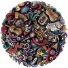 Puzzle Rond,1000 Pièces Puzzle Rond,Puzzle circulaire,Puzzle rond pour enfants,Puzzle Adulte, Puzzles Classiques, Bricolage P