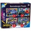 Ravensburger - Puzzle Batwheels, super-héros, DC, puzzle pour enfants, 4 puzzles en 12, 16, 20, 24 pièces, puzzle pour enfant