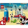 LEGO 10774 Disney La fusée Spatiale de Mickey et Minnie Mouse Figurine Alien, Jouet Enfants 4 Ans et Plus