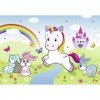 Ravensburger- Märchenhaftes Einhorn Unicorn Licorne féerique, 07828, Multicolore