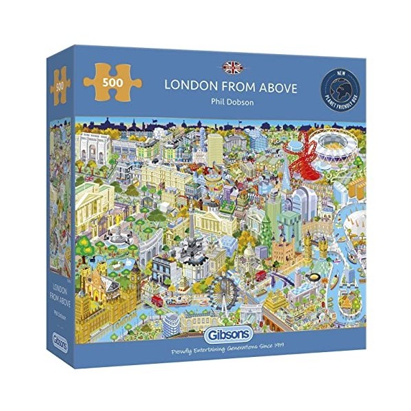 London from Above Jigsaw Puzzle 500-Piece 