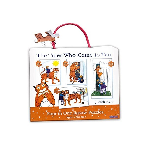 Paul Lamond Tiger Who Came to Tea 4-in-1 Puzzle