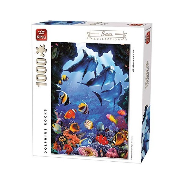 King- Puzzle 1000 pcs, 5667, Multicolore