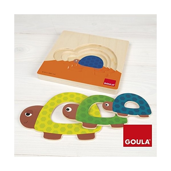 Goula - 53127 - Jouet De Premier Age - Puzzle Tortue Gigogne