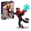 LEGO 76225 Marvel La Figurine de Miles Morales, Jouet de Construction, Minifigurine Super-Héros, Cadeau Spider-Man, pour Enfa