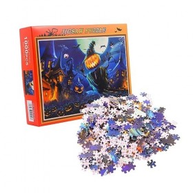 Toyvian 1 Boîte 1000 Pièces Puzzle Casse-tête De Jeu De Société Casse-tête Passe-Temps Fête dhalloween Jouet Casse-tête pour